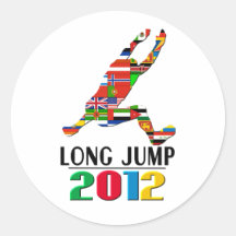 2012: Long Jump Stickers