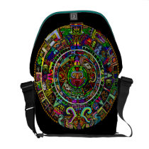 2012 Mayan Calendar by Myztico Messenger Bag