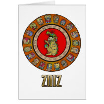 2012 Mayan-calendar Death God Greeting Cards