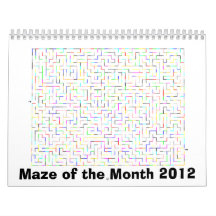 2012 Maze of the Month Calendar