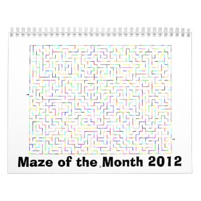 2012 Maze of the Month Calendar by PuzzlerProducts