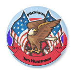 2012 Michigan for Jon Huntsman Refrigerator Magnets