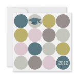 2012 Mod Dots Graduation Party Invitations
