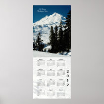 2012 Mt Shuksan - Washington State Poster Calendar