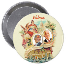 2012 National Democrat Convention, Charlotte, N.C. Button