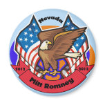 2012 Nevada for Mitt Romney Fridge Magnets
