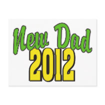 2012 New Dad Postcards