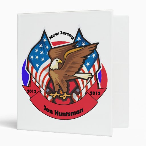 2012 New Jersey for Jon Huntsman 3 Ring Binder