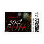 2012 New Year's Party Invitation Stamps - Medium
