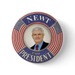 2012 Newt Gingrich Button