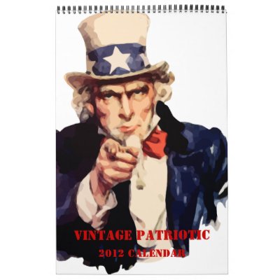 2012 Nostalgic Patriotic Wall Calendar by tnmpastperfect