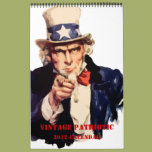 2012 Nostalgic Patriotic Wall Calendar