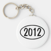 2012 Oval Key Chains