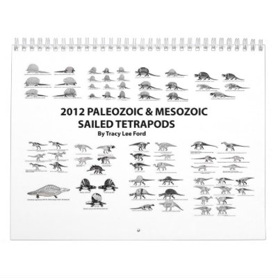 2012 Palaeozoic and Mesozoic Sailed Tetrapods Wall Calendars by Aletopelta