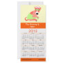 2012 Pet Groomer's Promotional Calendar Rack Card Design