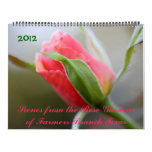 2012 Photos from Rose Gardens of Farmers Branch TX Wall Calendar