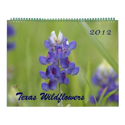 2012 Photos of North Central Texas Wildflowers Calendars by giftsbygenius
