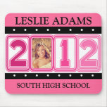 2012 PINK PHOTO GRADUATION mousepads