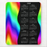 2012 Psychedelic Rainbow Yearly Calendar Mouse Pads