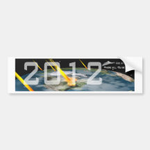 ¿2012 que va? etiqueta de parachoque