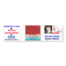 2012 Republican Candidates are an embarrassment Bumper Stickers