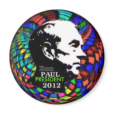 2012 Ron Paul Psychedelic magnet by elfyboy