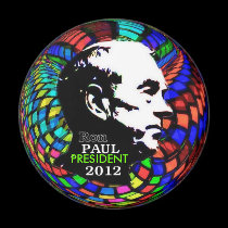 2012 Ron Paul Psychedelic magnet