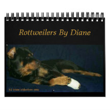 2012 Rottweilers By Diane Calendars