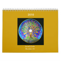 2012 Sacred Circles  Mandala Art  Calendar