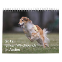 2012 Silken Windhounds In Action calendar calendars