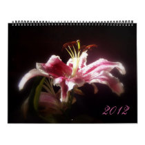 2012 Stargazer Lily Calender Calendar