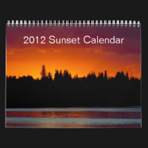 2012 Sunset Calendar calendars