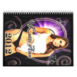 2012 tattoo model " Katti Ann " Wall Calendars