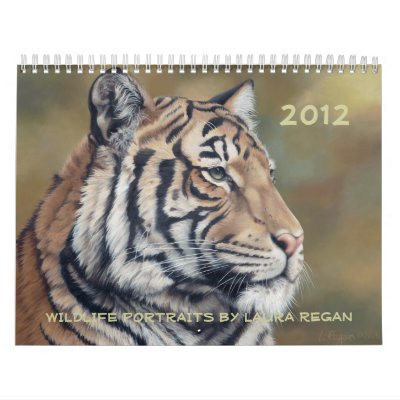 2012 Twelve Month Wildlife Art Calendar by Laura_Regan_Artist