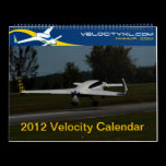 2012 Velocity Kitplane Calendar - All Sizes