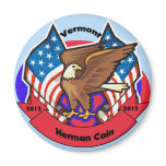2012 Vermont for Herman Cain Refrigerator Magnet