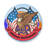 2012 Vermont for Michele Bachmann Fridge Magnet