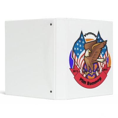 2012 Vermont for Mitt Romney Vinyl Binder by romneynow