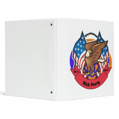 2012 Vermont for Rick Perry Binders by perrynow