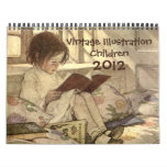 2012 Vintage Illustration Children Calendar