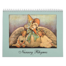 2012 Vintage Nursery Rhymes; Mother Goose Wall Calendars