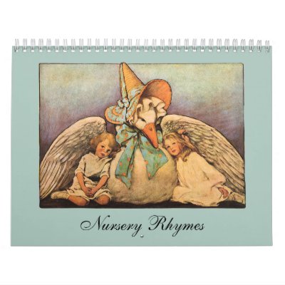 2012 Vintage Nursery Rhymes; Mother Goose Wall Calendars 2012 Vintage Nursery Rhymes; Mother Goose Wall Calendars