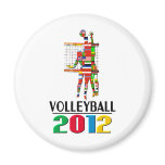 2012: Volleyball Refrigerator Magnet
