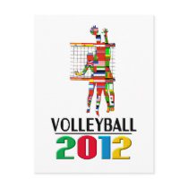 2012: Volleyball postcards