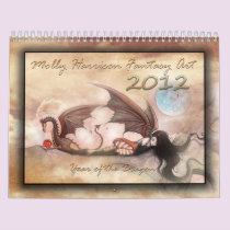 2012 Wall Calendar Dragons and Fairies