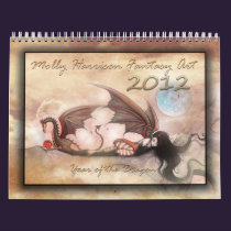 2012 Wall Calendar Dragons and Fairies calendars