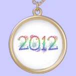 2012 with fireworks necklaces