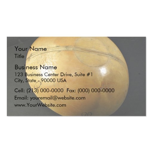 2012 Wooden Bowl _5_.jpg Business Card Zazzle
