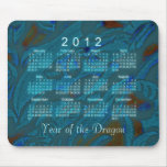 2012 Year of the Dragon Calendar Mouse Pads