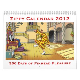 2012 ZIPPY CALENDAR calendar